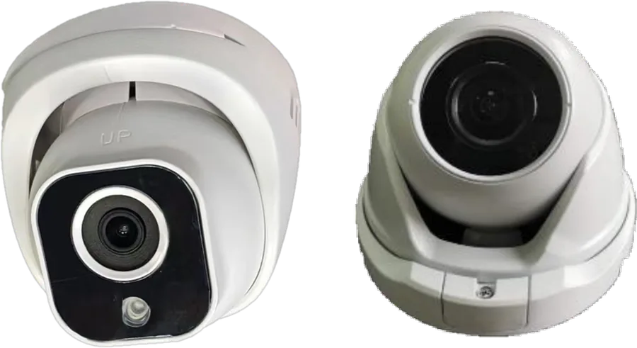 Sensor con inteligencia artificial de vista inclinada, en dos vistas